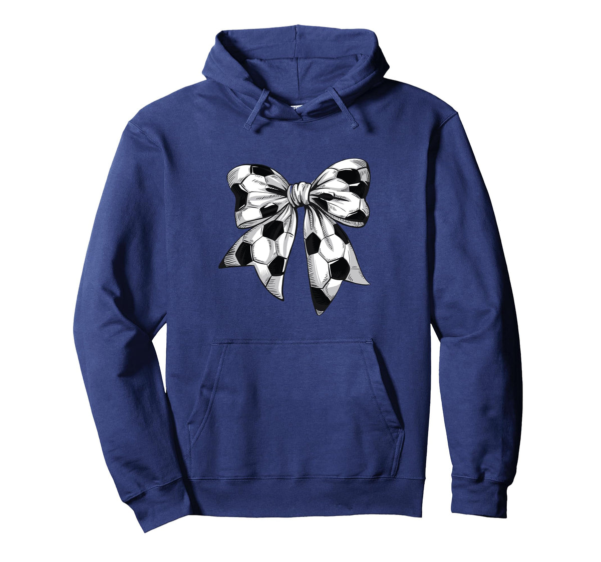 Coquette Bow Soccer Ball Mom Life Game Hoodie - Trendy Graphic Men Women