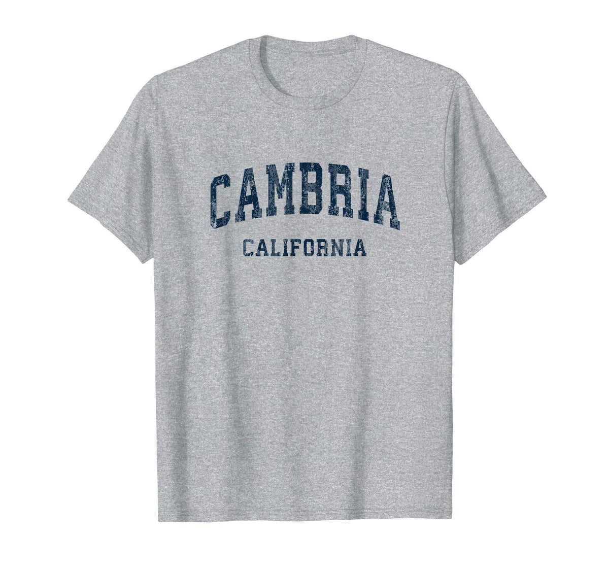 Cambria California Ca Varsity Sports T-Shirt - Aesthetic Graphic Men Women