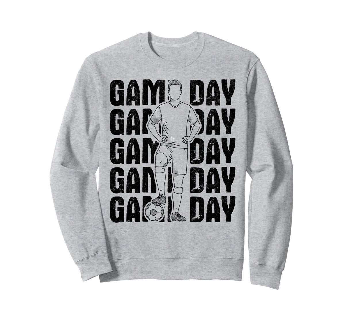 Game Day Soccer Soccer Mom Soccer Dad Sweatshirt - Streetwear Style Unisex