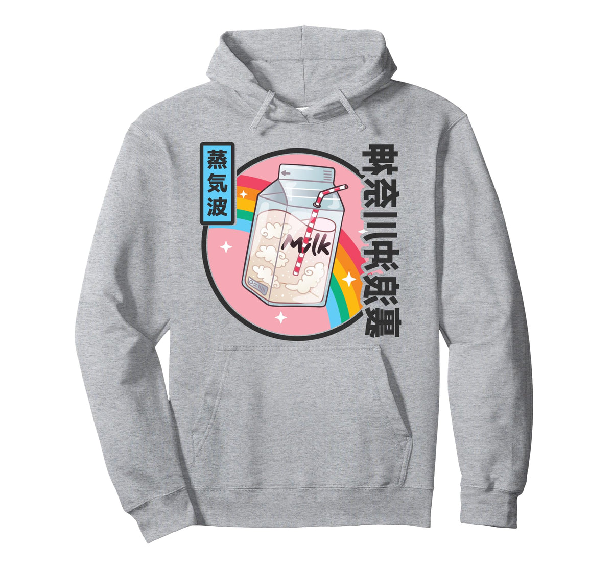Japanese Milk Carton Kawaii Japan Hoodie - Aesthetic Graphic for Adults