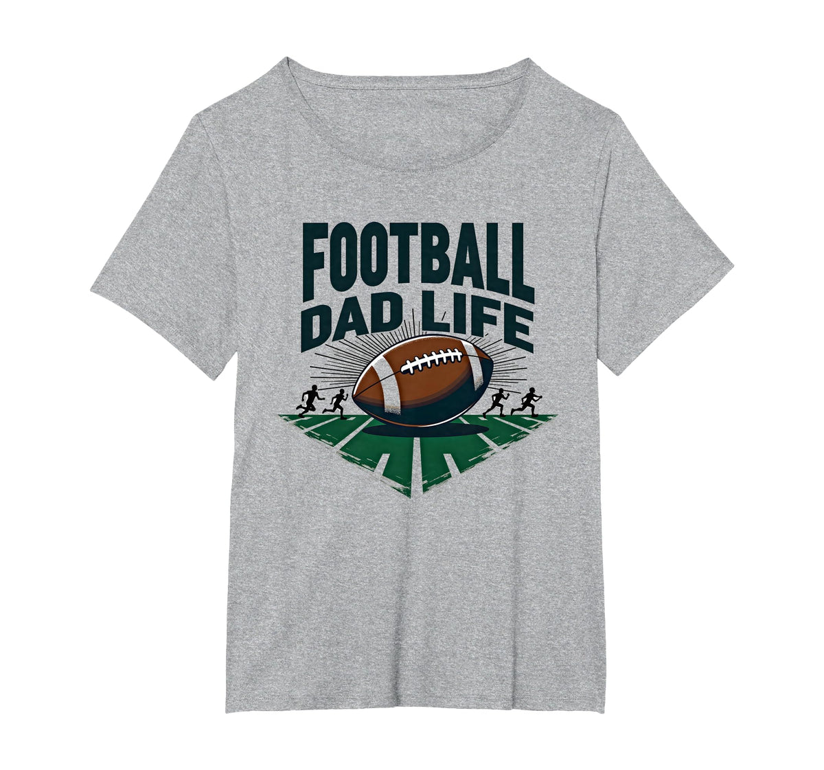 Football Dad Life Proud Father Game T-Shirt - Custom Art Print for Adults