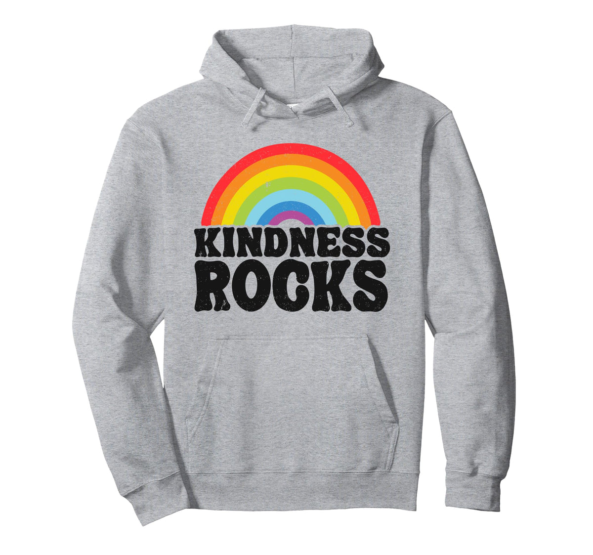 Anti Bullying Hippie Teacher Rainbow Hoodie - Graphic Print Men Women