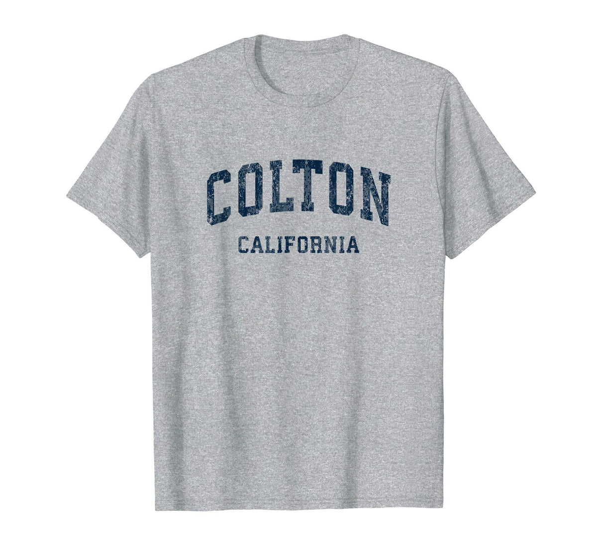Colton California Ca Varsity Sports T-Shirt - Minimalist Print Men Women