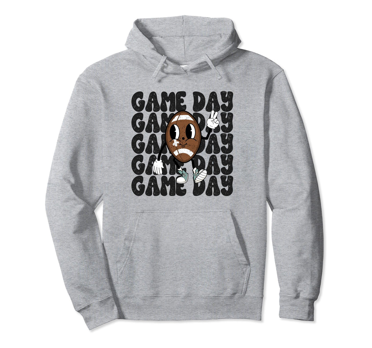 Football Game Day Funny Football Mom Hoodie - Graphic Print for Adults