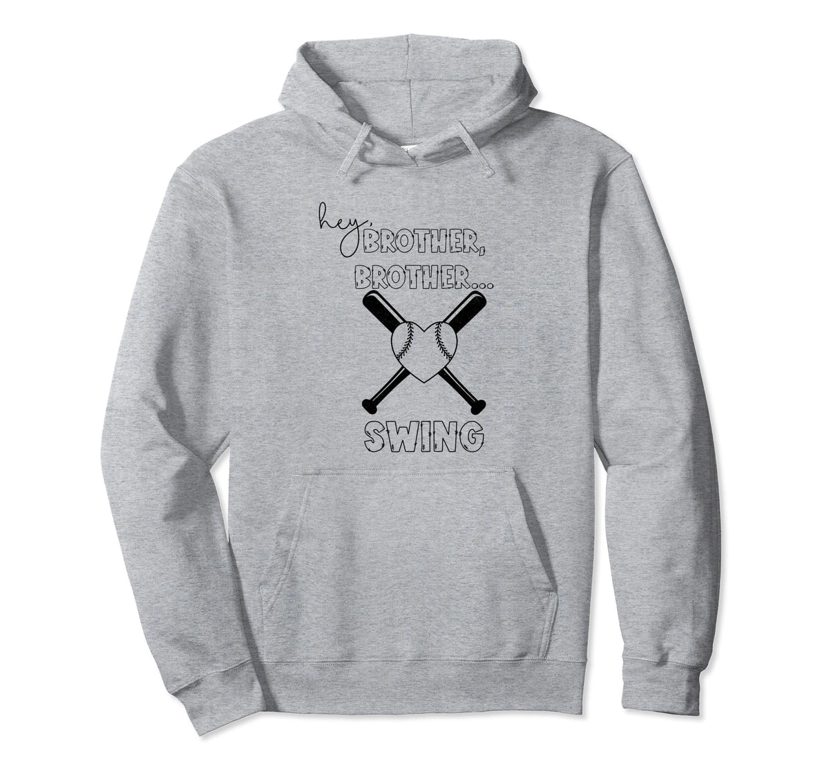 Hey Brother Brother Swing Funny Hoodie - Casual Everyday Wear Unisex