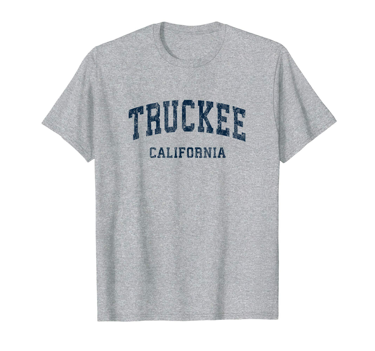 Truckee California Ca Varsity Sports Navy T-Shirt - Graphic Print Men Women