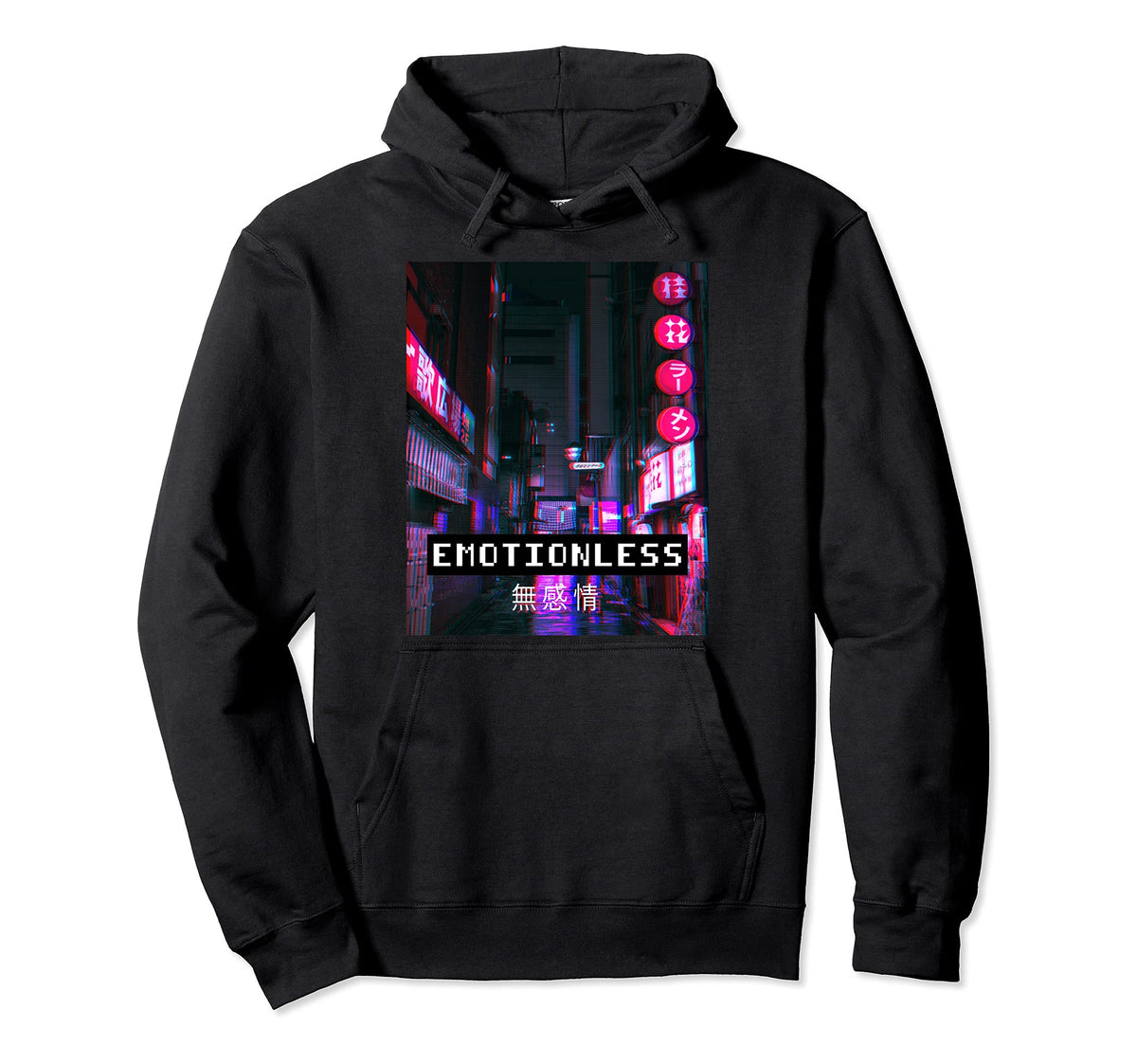 Emotionless Vaporwave Aesthetic Japan Hoodie - Casual Everyday Wear Unisex