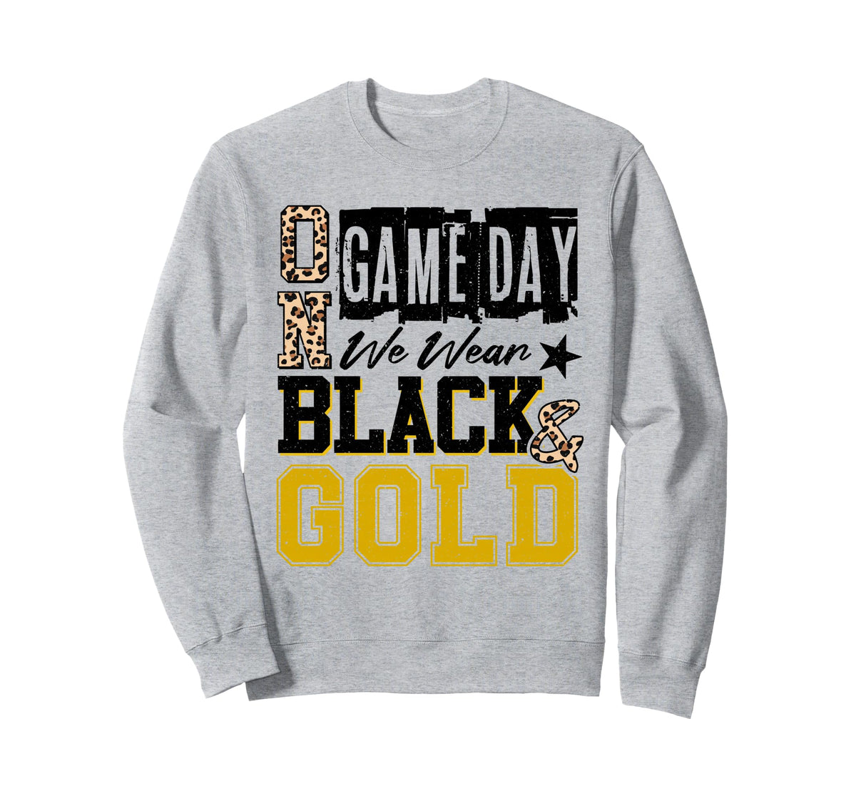 Gameday Football We Wear Sweatshirt - Casual Everyday Wear for Adults