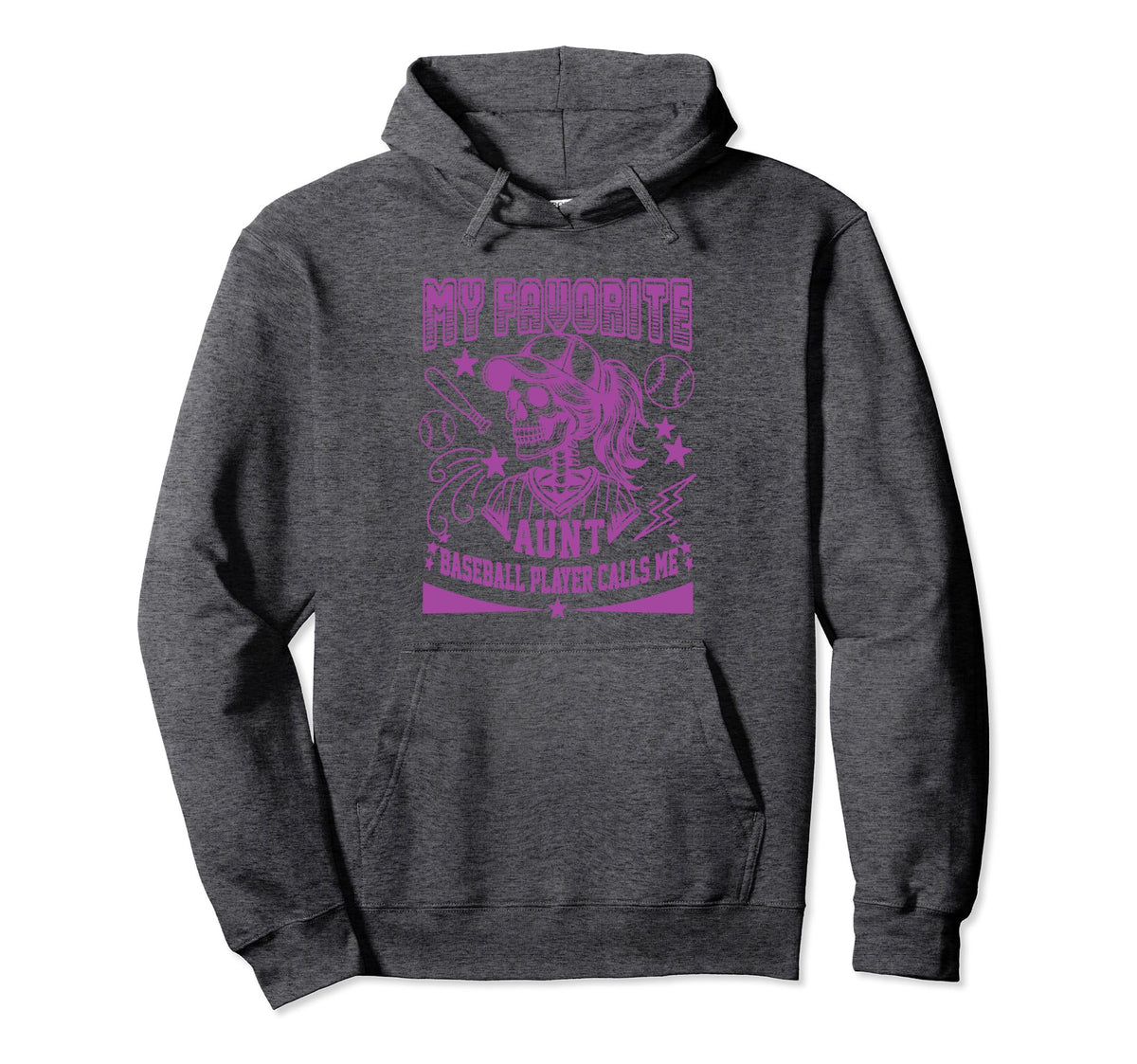 My Favorite Baseball Player Calls Hoodie - Casual Everyday Wear for Adults