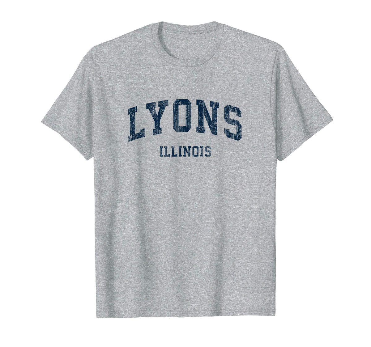 Lyons Illinois Il Varsity Sports T-Shirt - Casual Everyday Wear for Adults