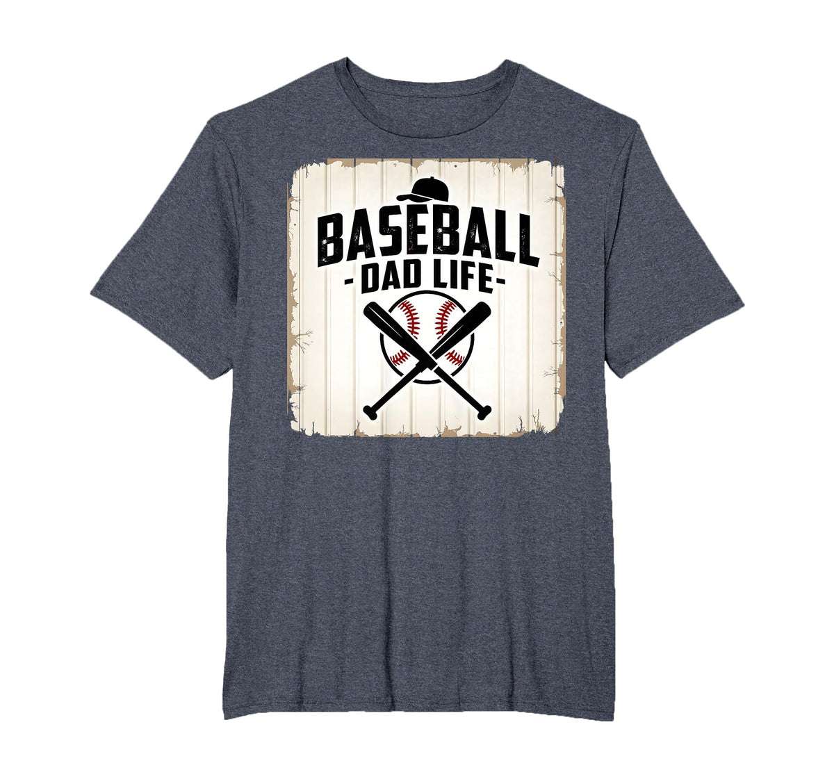 Baseball Dad Life Proud Father Sports T-Shirt - Minimalist Print Unisex