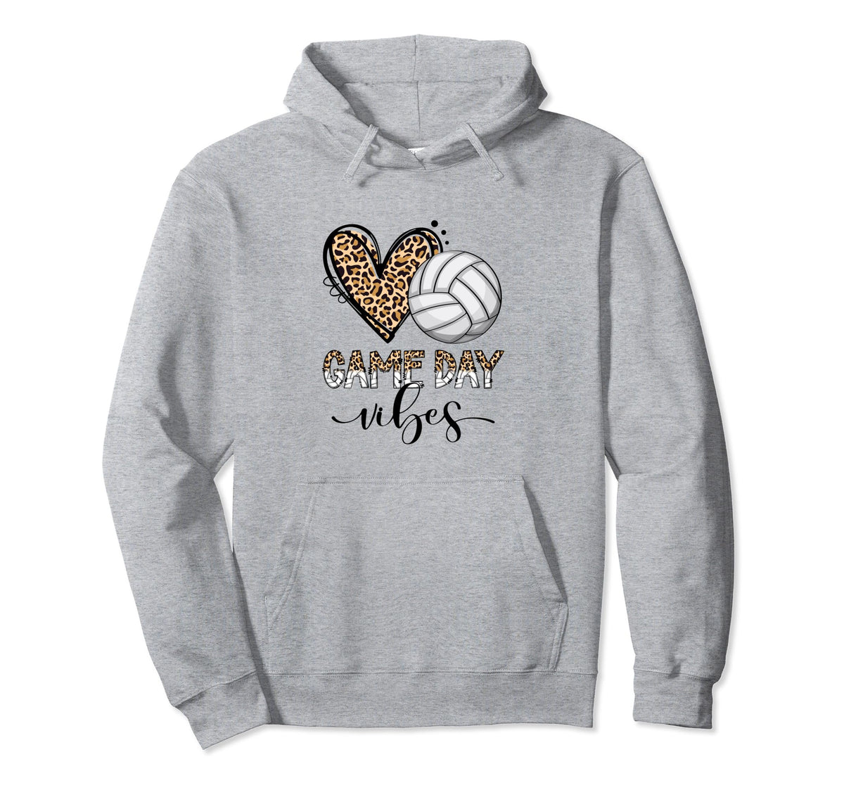 Volleyball Game Day Vibes Volleyball Mom Hoodie - Trendy Graphic Unisex