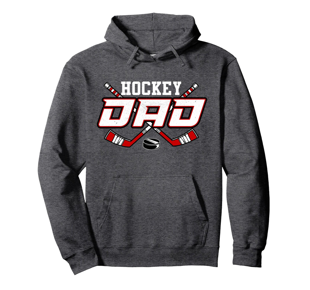 Hockey Dad Shirts Papa Fathers Day Hoodie - Aesthetic Graphic for Adults