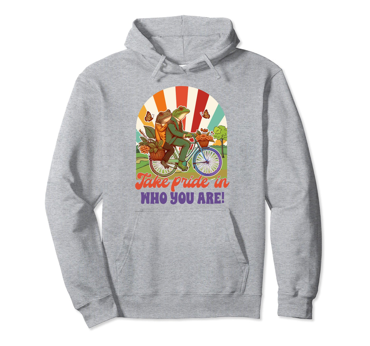 Gay Pride Lgbt Frog Toad Couple Takes Hoodie - Streetwear Style Unisex