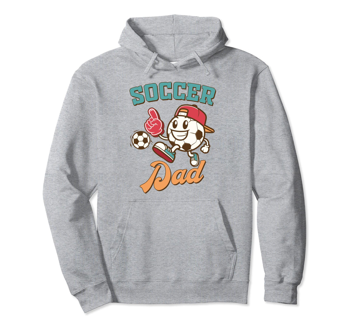 Soccer Dad Game Day Family Supporter Soccer Hoodie - Graphic Print Unisex