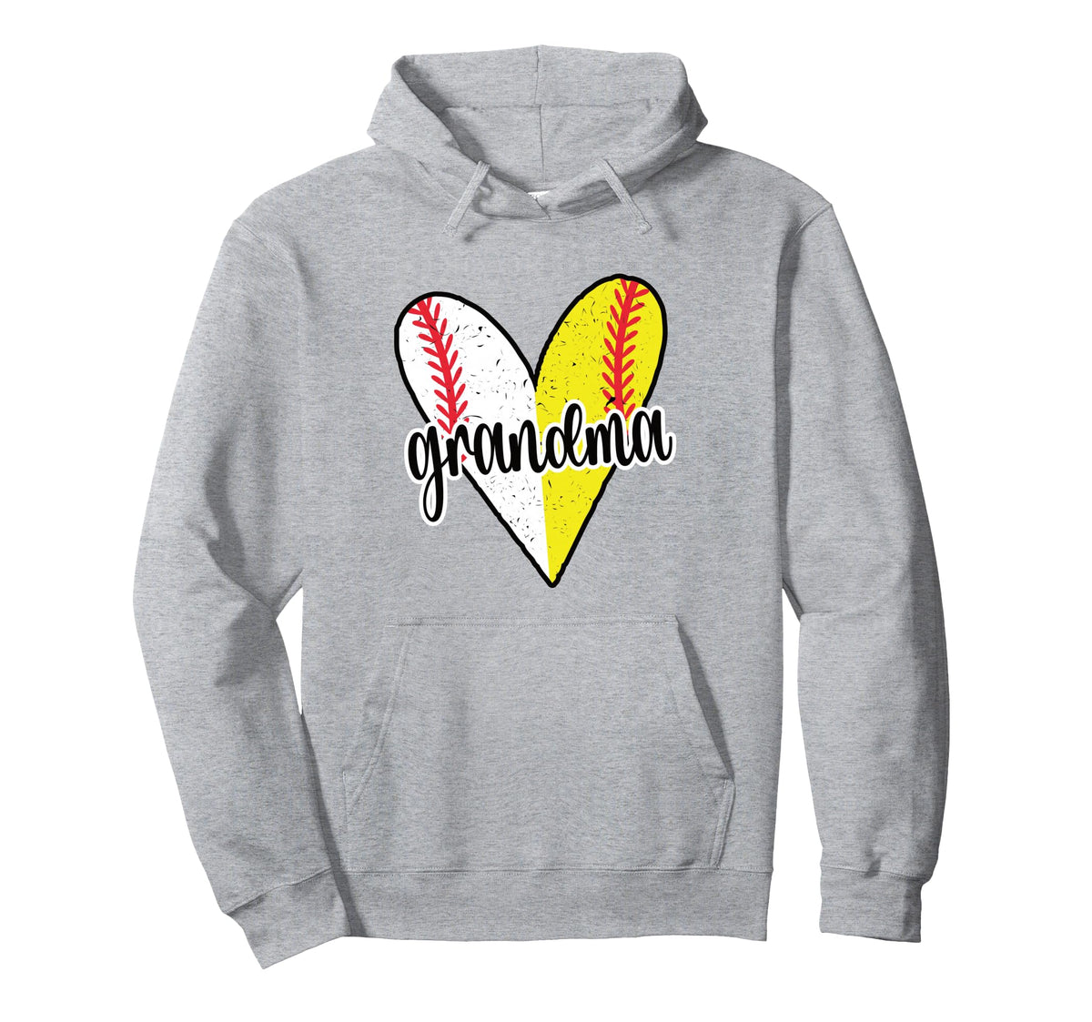 Baller Grandma Proud Softball Hoodie - Fun Novelty Design Men Women