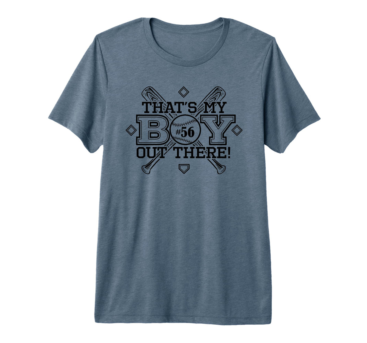 Baseball Mom Dad Thats My Proud T-Shirt - Streetwear Style for Adults
