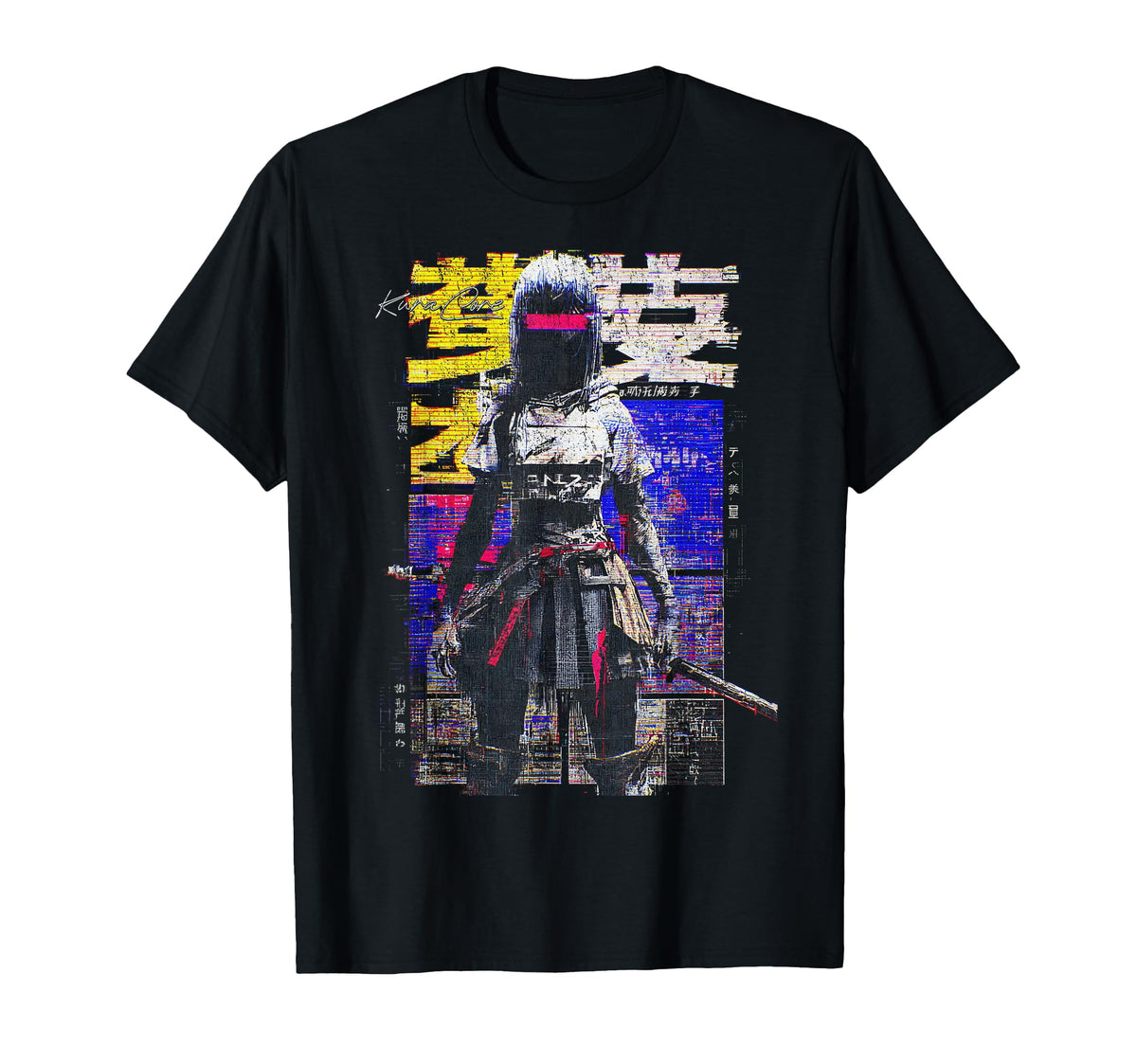 Japanese Streetwear Cyberpunk Y2K T-Shirt - Unique Graphic for Adults