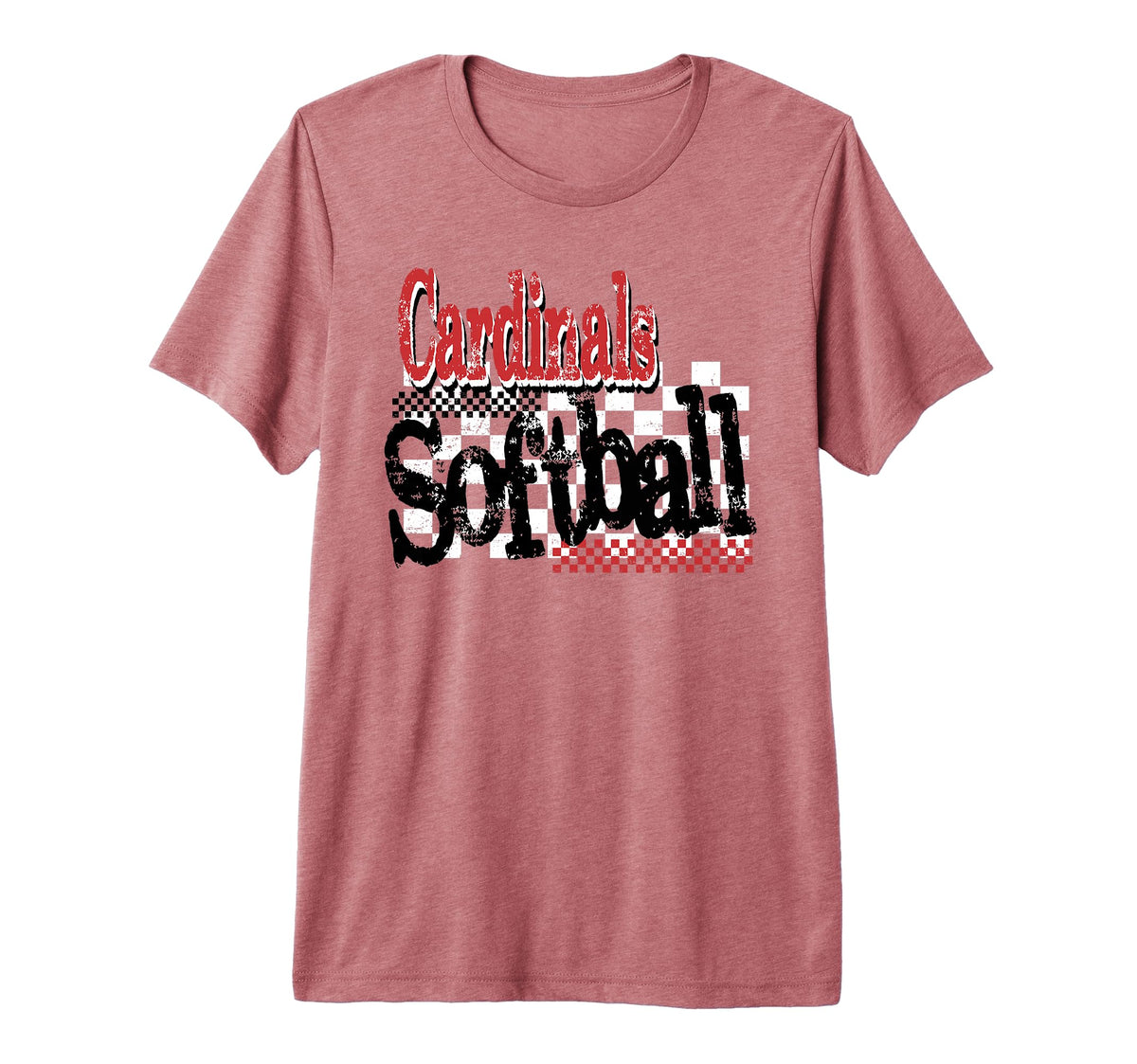 Cardinals School Spirit Game Day T-Shirt - Custom Art Print for Adults