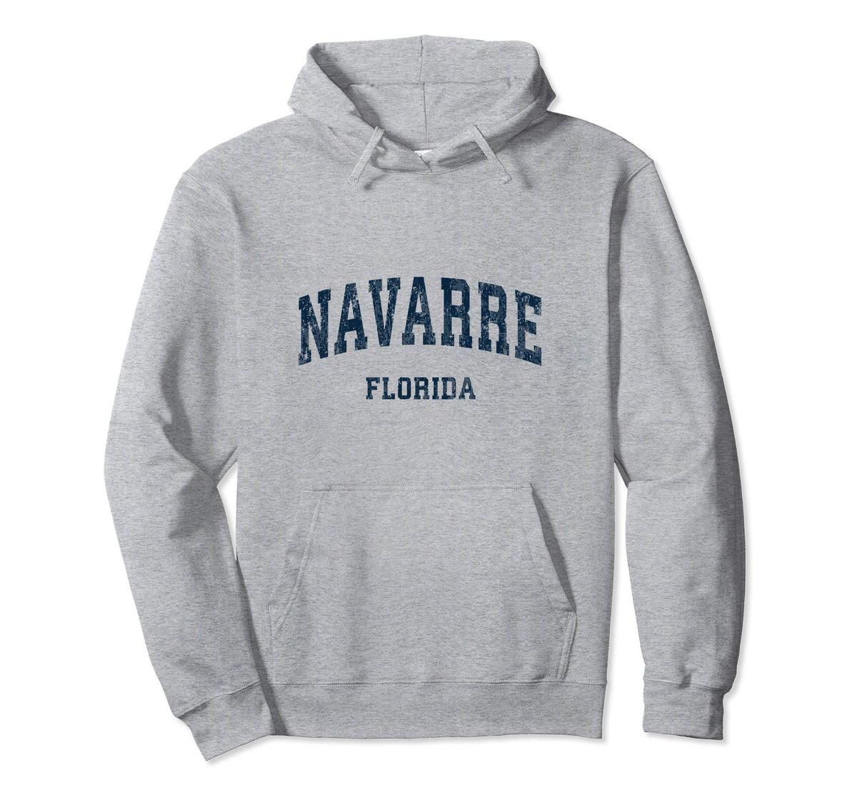 Navarre Florida Fl Varsity Sports Navy Hoodie - Aesthetic Graphic Unisex
