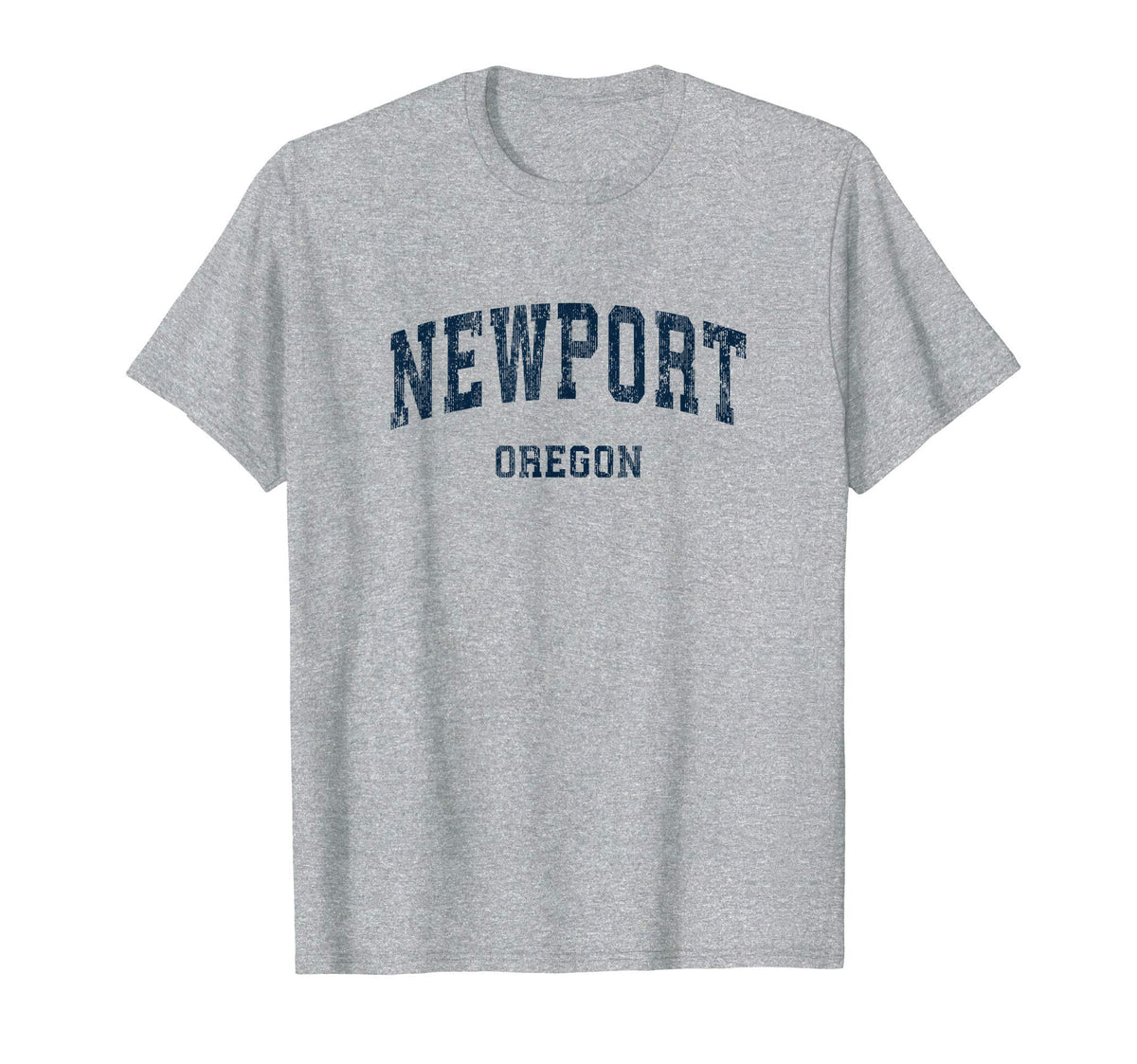 Newport Oregon Or Varsity Sports T-Shirt - Fun Novelty Design Men Women