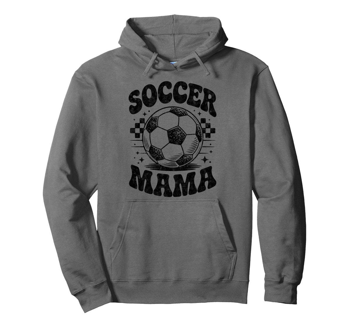 Soccer Mama Football Soccer Player Mom Hoodie - Fun Novelty Design Unisex