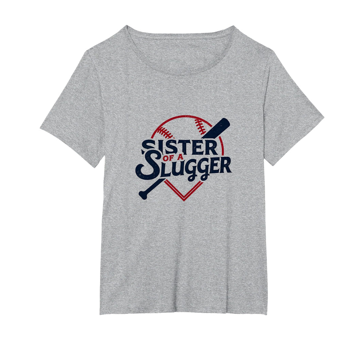 Baseball Sister Sister Slugger Sports T-Shirt - Novelty Apparel for Adults