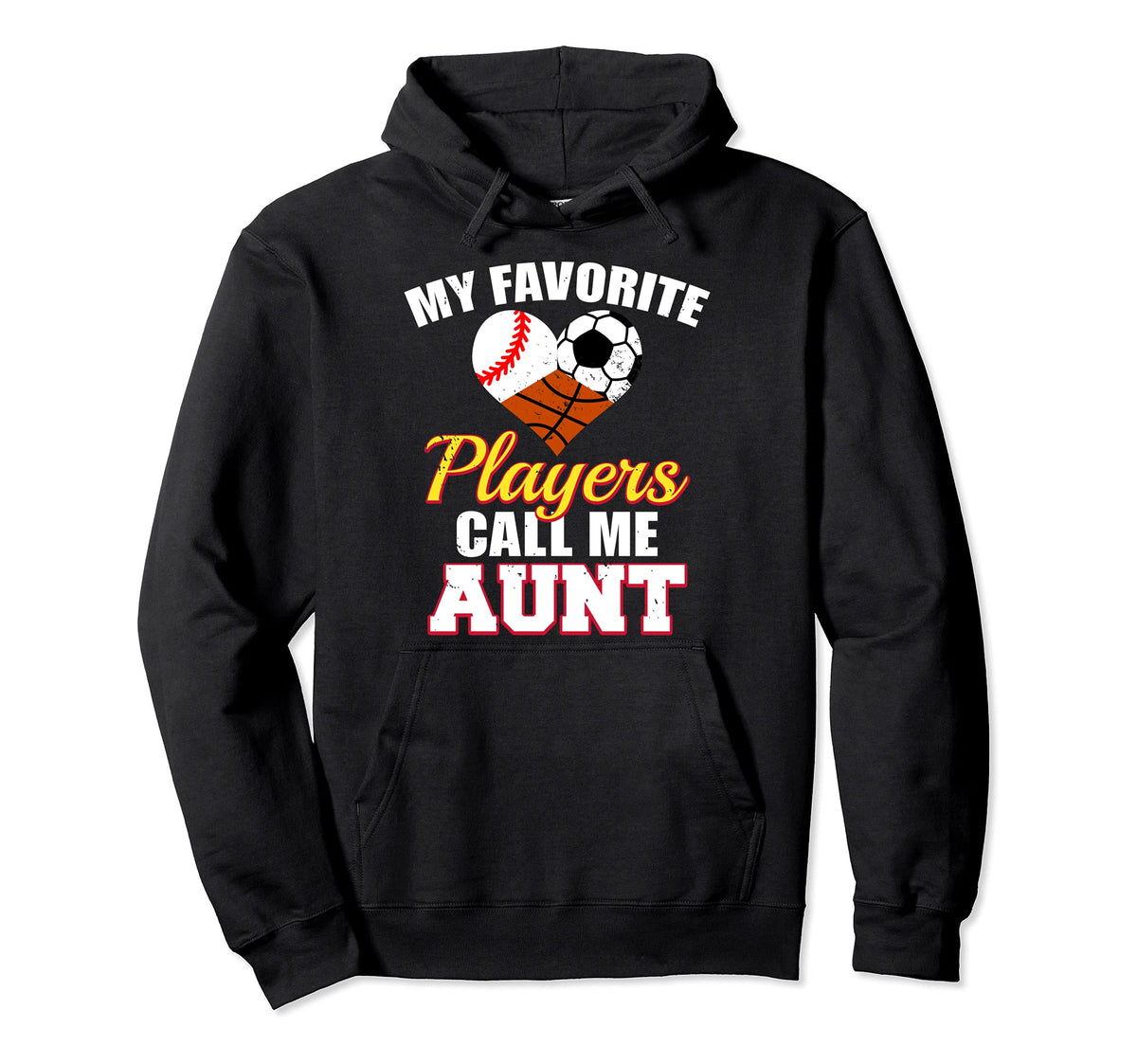 My Favorite Baseball Soccer Hoodie - Casual Everyday Wear for Adults