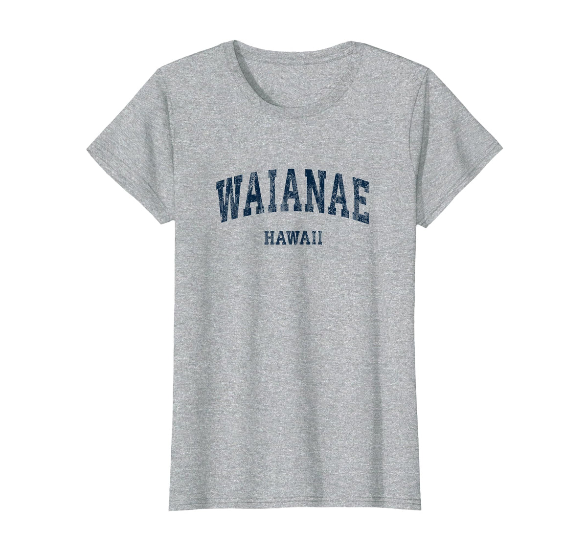 Waianae Hawaii Hi Varsity Sports Navy T-Shirt - Minimalist Print Unisex