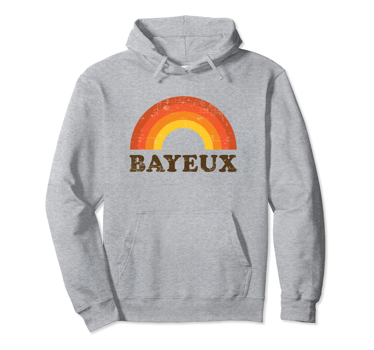 Bayeux Vacation Souvenir Rainbow France Hoodie - Custom Art Print Unisex