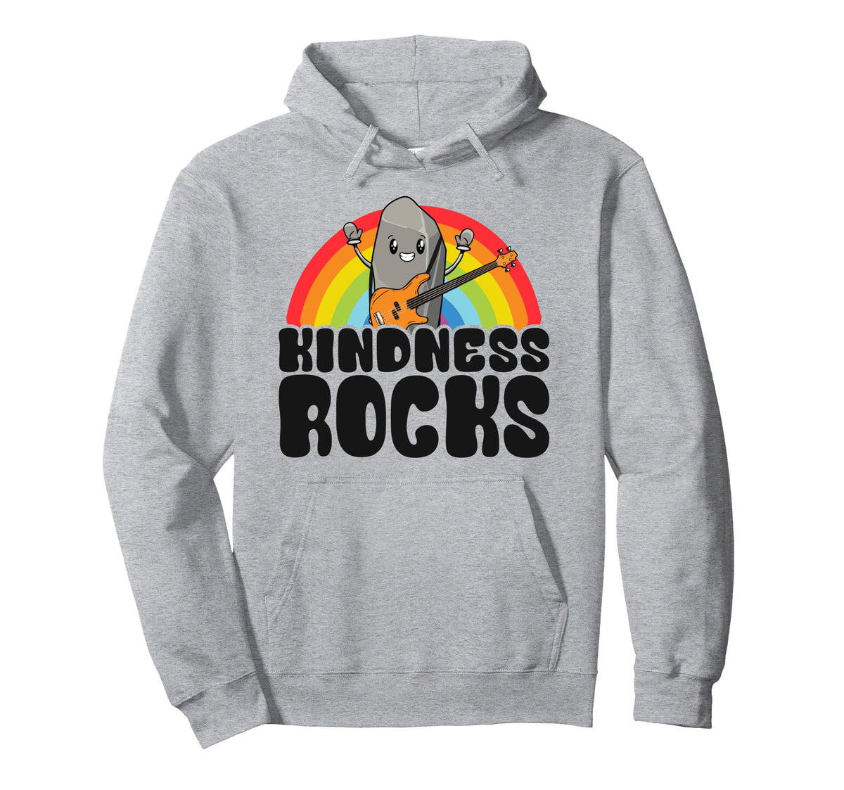 Anti Bullying Rainbow Hippie Music Hoodie - Unique Graphic Men Women