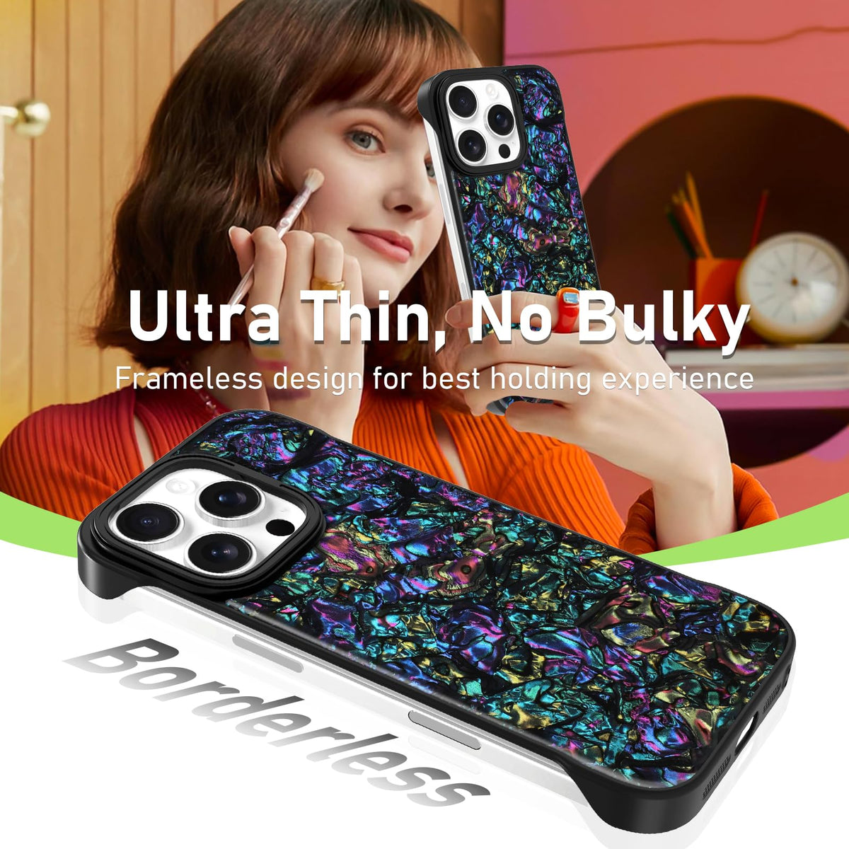 AIGOMARA Abalone Pattern Smartphone Case Cover