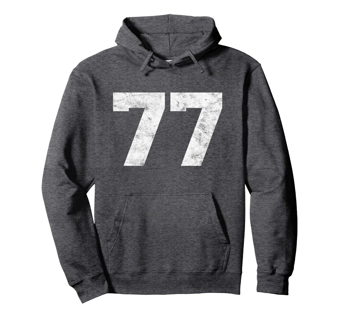Lucky Number 77 Birthday Sports Player Hoodie - Unique Graphic Men Women