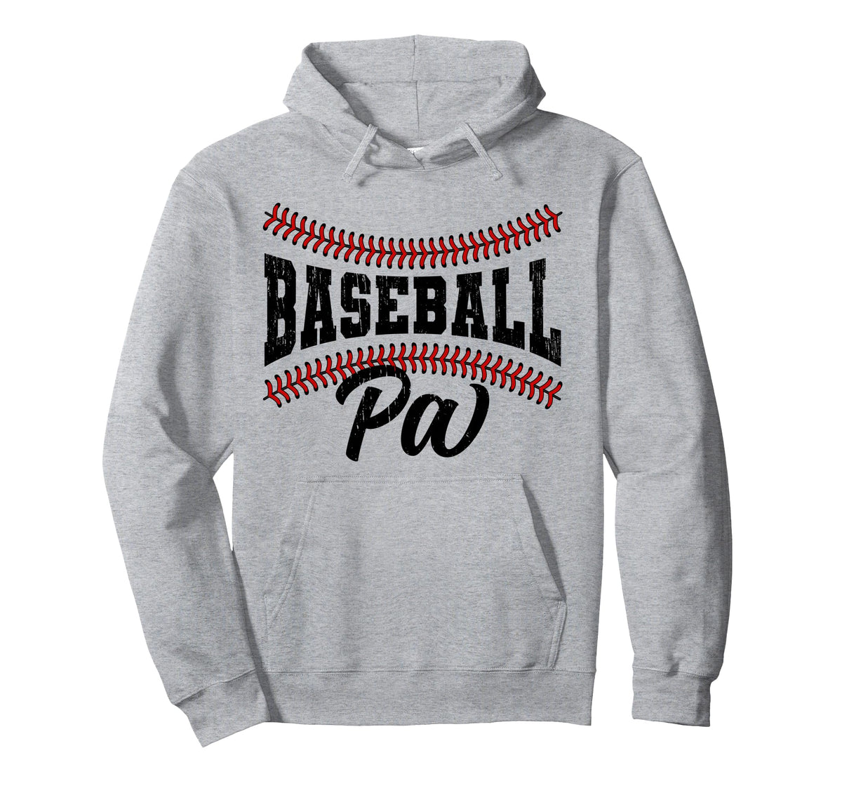 Baseball Pa Proud Grandpa Pa Baseball Hoodie - Unique Graphic Men Women
