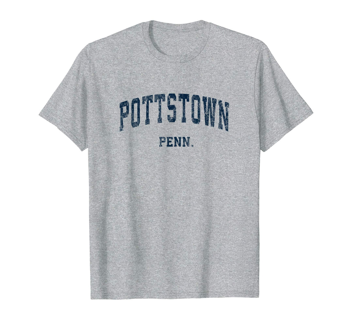 Pottstown Pennsylvania Pa Varsity Sports T-Shirt - Custom Art Print Unisex