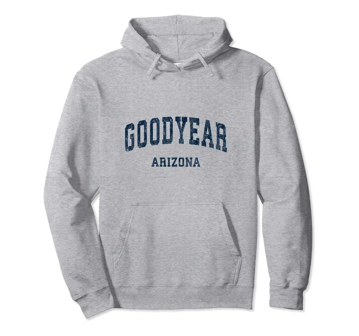 Goodyear Arizona Az Varsity Sports Navy Hoodie - Unique Graphic Men Women