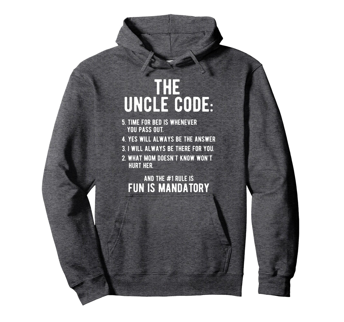 Funny Uncle Gifts From Niece Nephew Hoodie - Fun Novelty Design Men Women