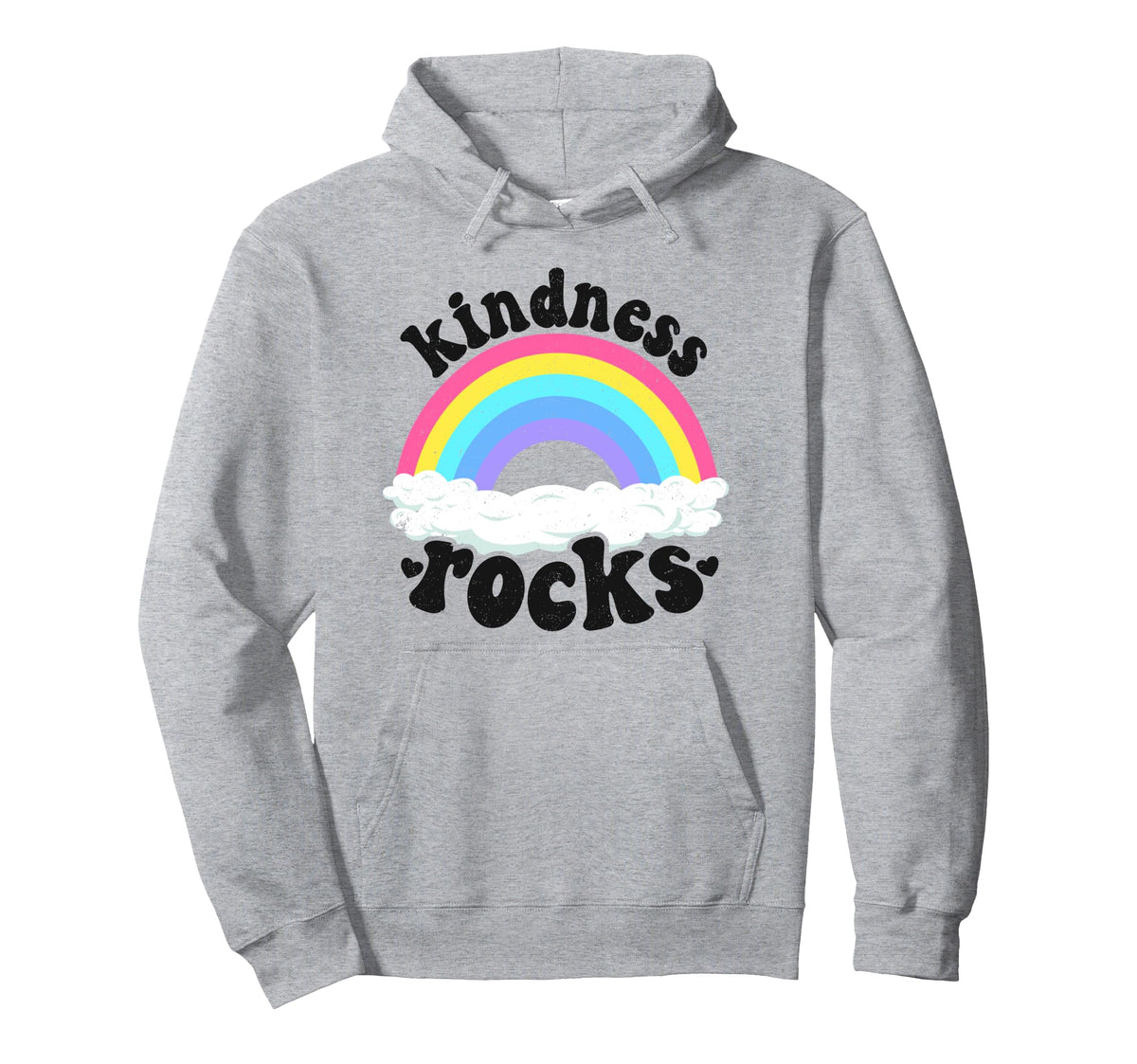 Hippie Teacher Anti Bullying Rainbow Hoodie - Custom Art Print for Adults