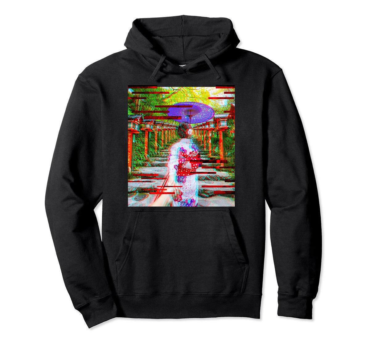 Japanese Traditional Kimono Aesthetic Hoodie - Trendy Graphic Men Women