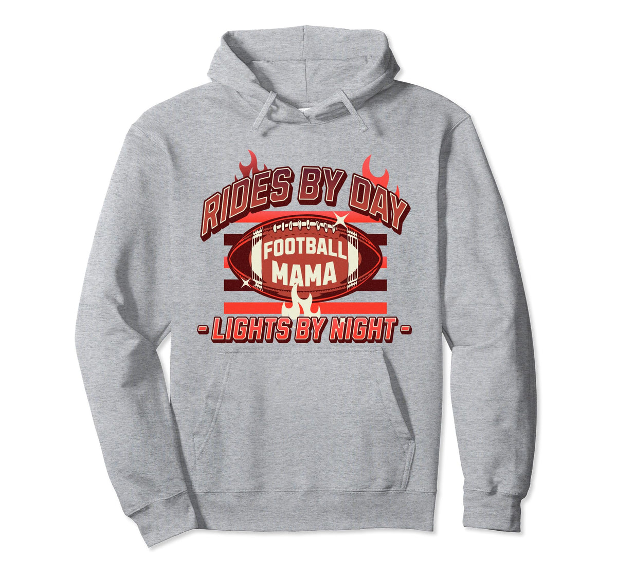 Football Mama Mothers Day Mom Player Hoodie - Aesthetic Graphic Unisex
