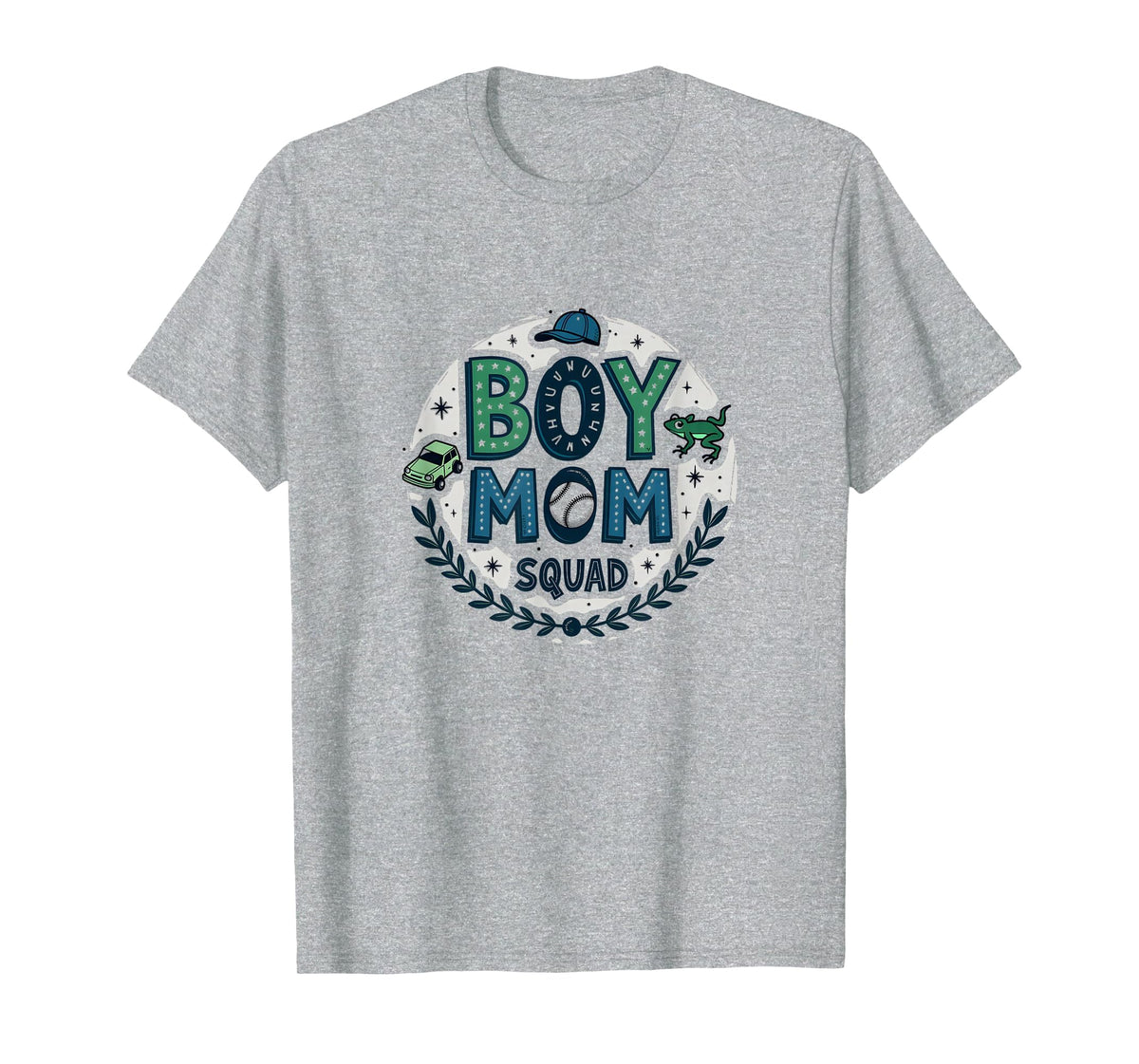 Mom Squad Proud Mama Baseball Cap T-Shirt - Streetwear Style for Adults