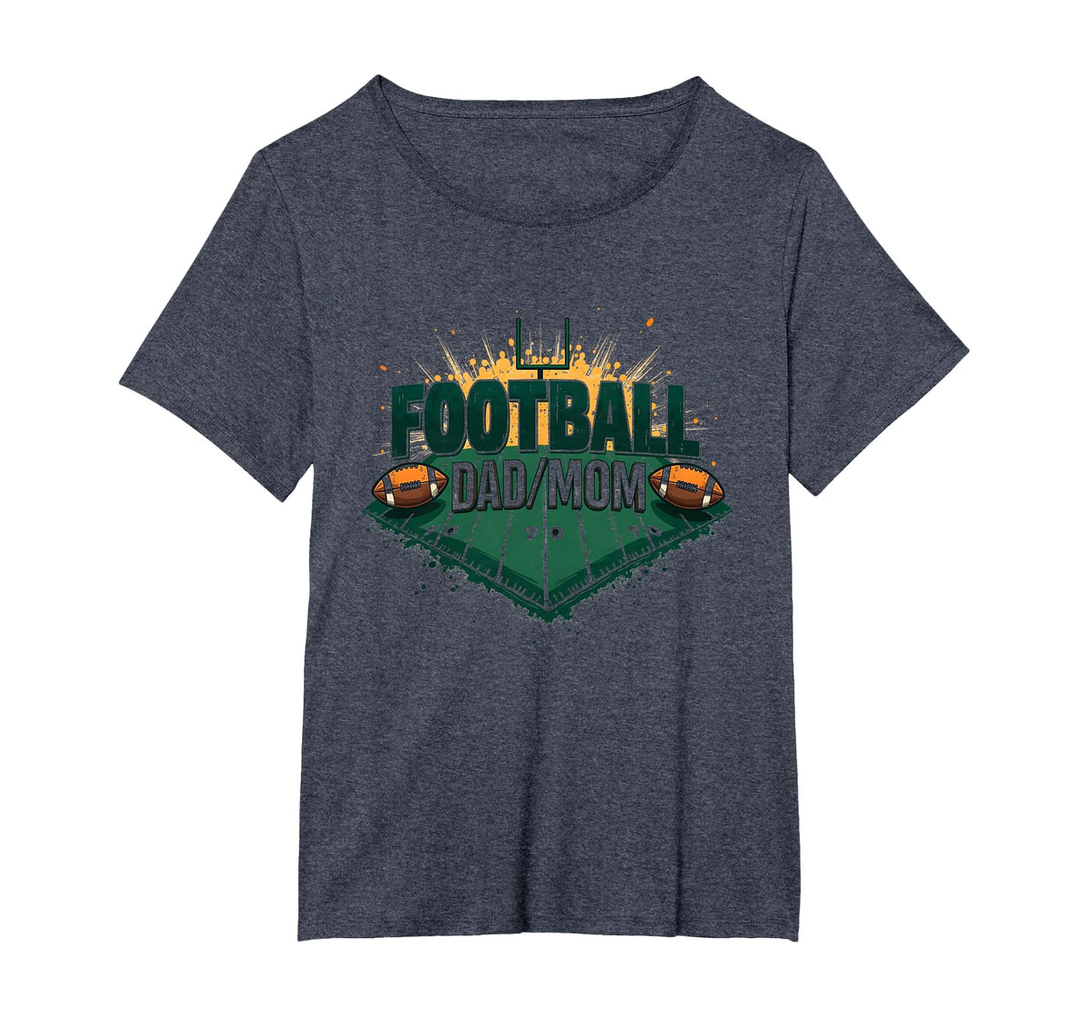 Football Dad Mom Proud Parent Game Day T-Shirt - Fun Novelty Design Unisex