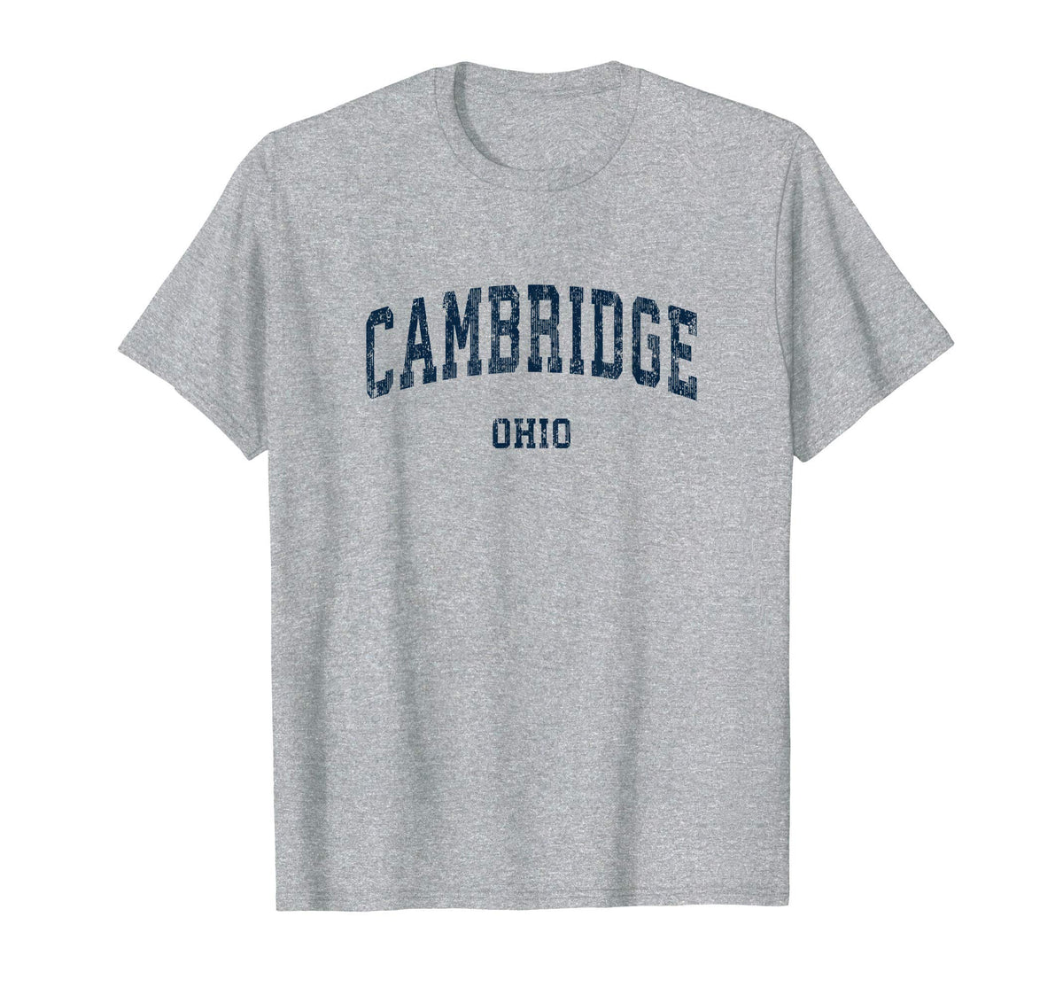 Cambridge Ohio Oh Varsity Sports Navy T-Shirt - Aesthetic Graphic Men Women
