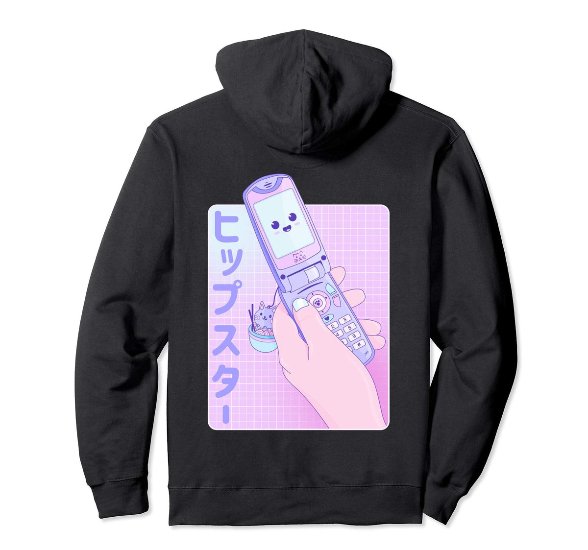 Vaporwave 90S Japanese Lofi Kawaii Hoodie - Fun Novelty Design Unisex