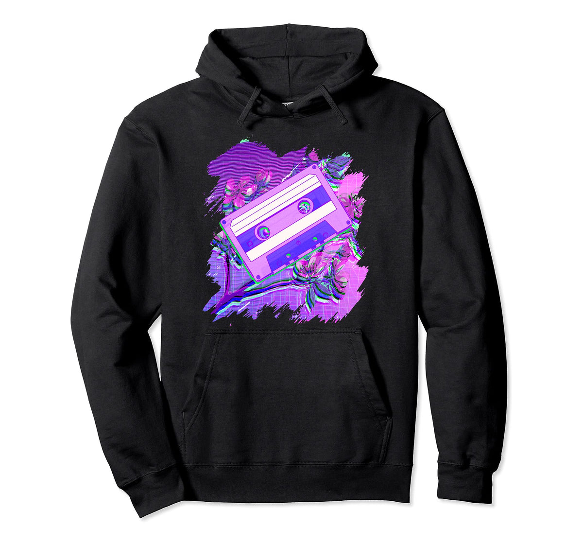 Vaporwave Japanese Tape Retrowave Hoodie - Streetwear Style for Adults