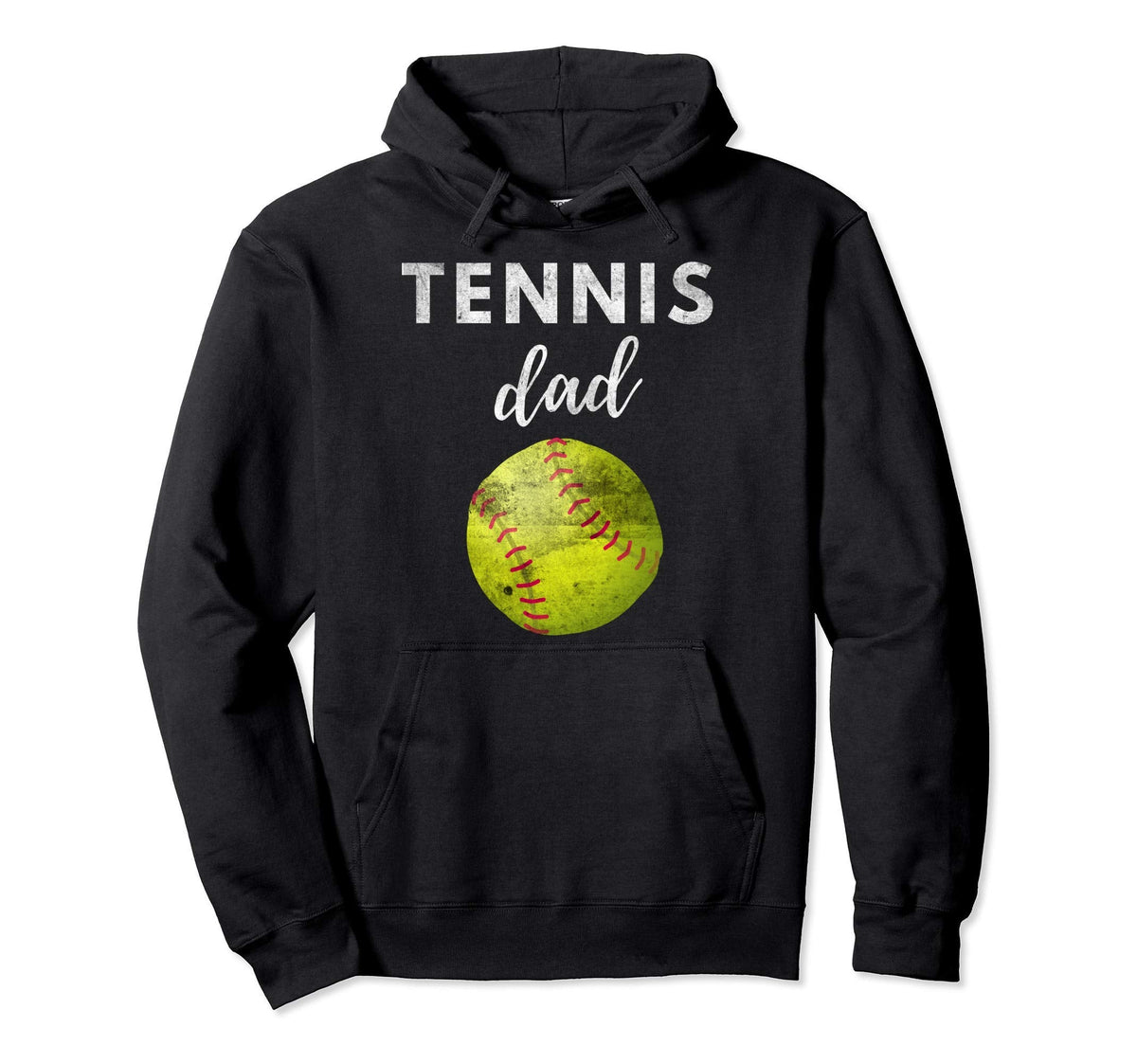 Fathers Day Tennis Dad Sports Lover Hoodie - Unique Graphic for Adults