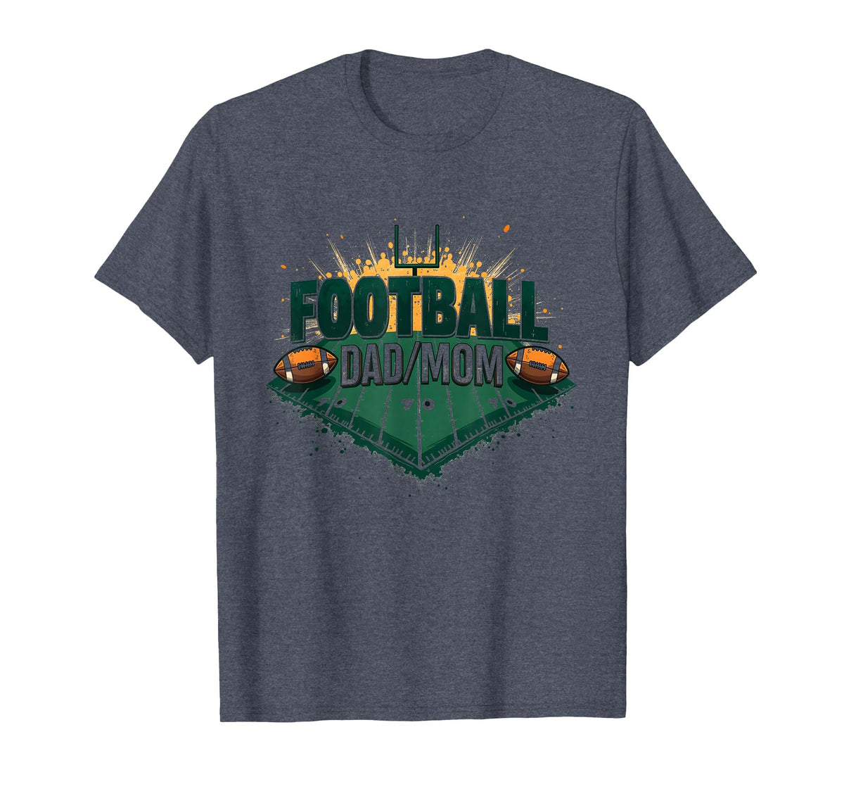 Football Dad Mom Proud Parent Game T-Shirt - Minimalist Print for Adults
