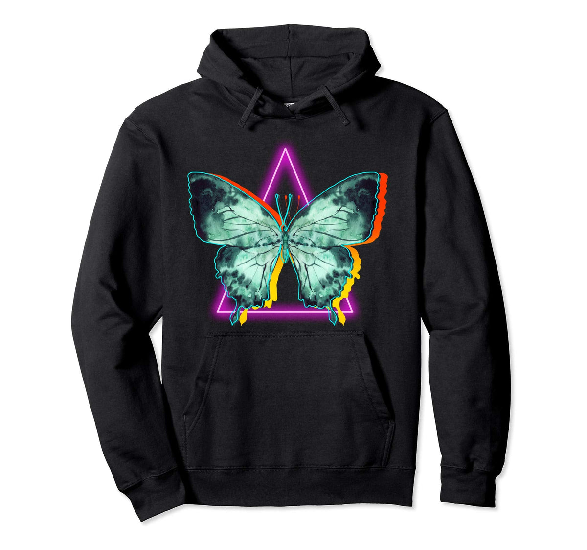 Butterfly 90S Japanese Otaku Aesthetic Hoodie - Unique Graphic Men Women