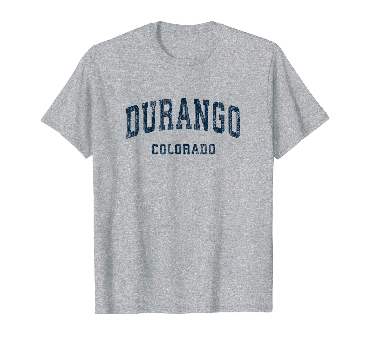 Durango Colorado Co Varsity Sports Navy T-Shirt - Trendy Graphic Men Women