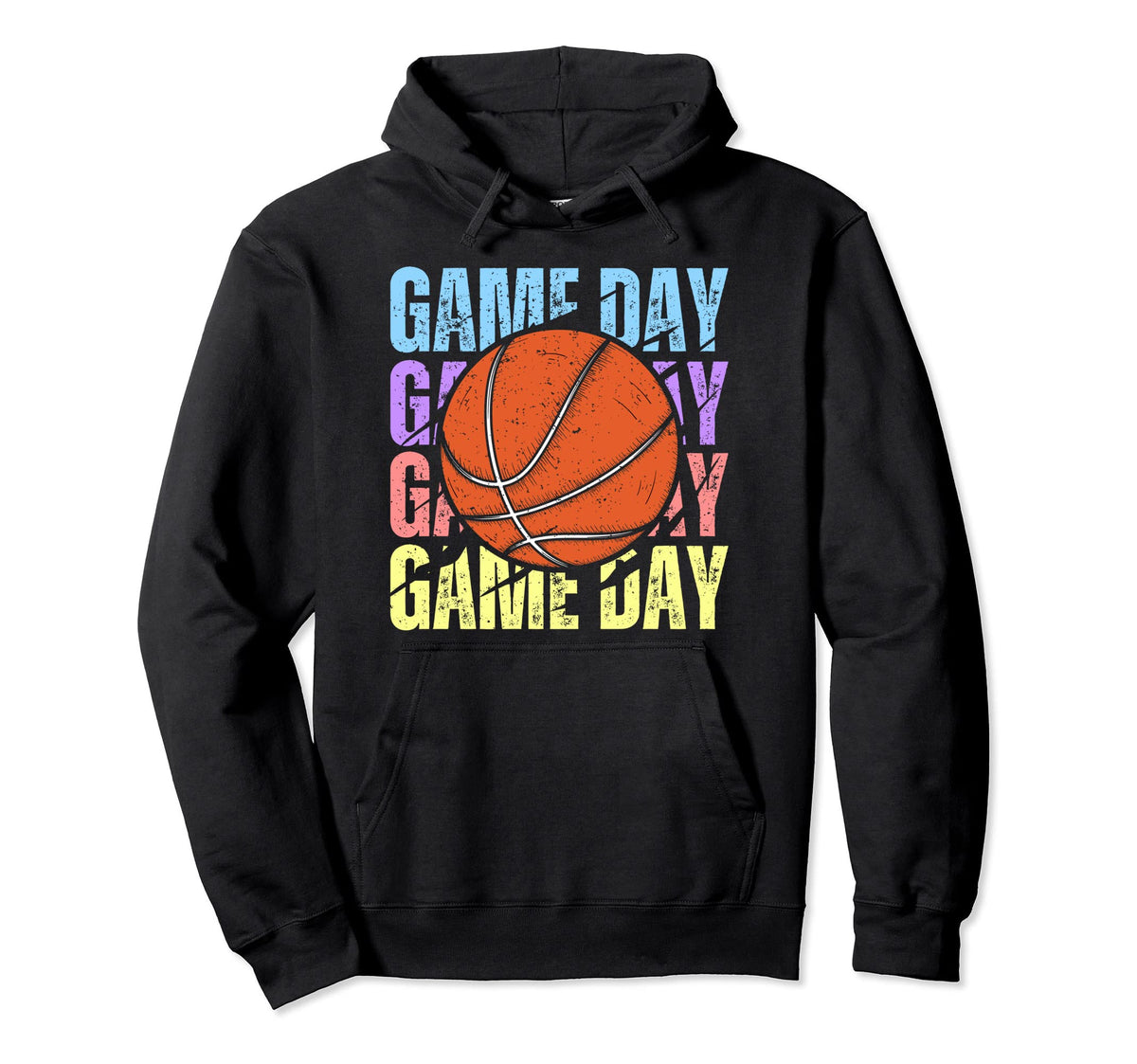 Game Day Basketball Lovers Mom Mothers Hoodie - Novelty Apparel Men Women